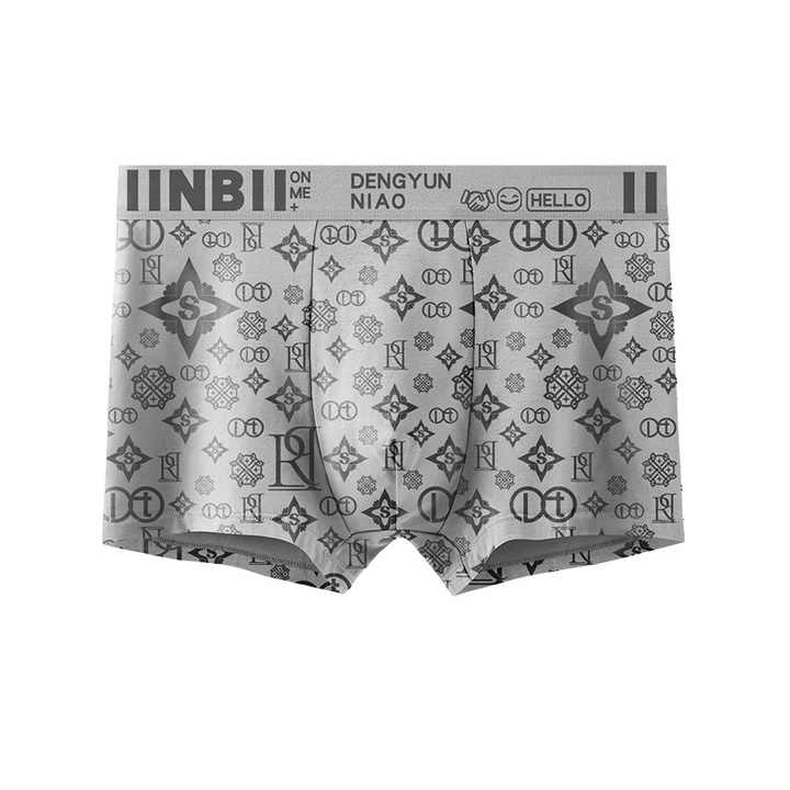 Factory Price Men's Male Boxers Set 4 Pieces One Box Cotton Breathable Underwear Boxer for Men